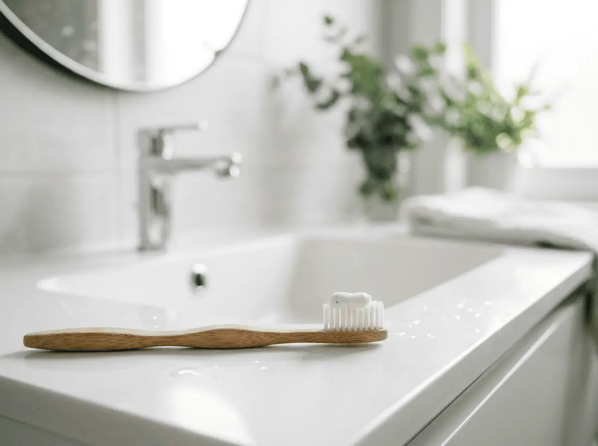 Brossage des dents avec une brosse à poils souples — conseils d'hygiène bucco-dentaire au cabinet dentaire à Marseille